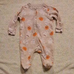 Old Navy Beige and Orange Kids One Piece